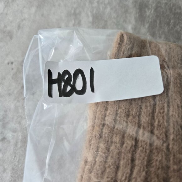 Everlane Pullover Sweater Tan Ribbed Alpaca Merino Wool Cozy Minimalist Preppy - Picture 13 of 13